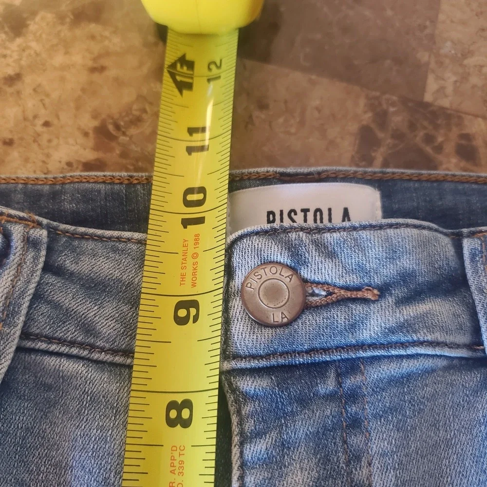 Pistola Arielle Women Sz 28 light‎ wash Skinny ankle Jean Comfort Stretch Casual